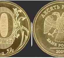 Monedă de 10 ruble din Rusia