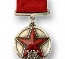 "20 De ani de la Armata Roșie" - o medalie și soiurile sale