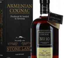 Cognacul armenian `Țara pietrelor`: caracteristicile gustului și recenziile