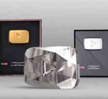 Buton de diamante YouTube - `Oscar` pentru videobloguri