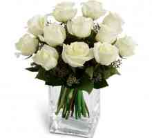 Buchet de trandafiri albi - un simbol al puritatii