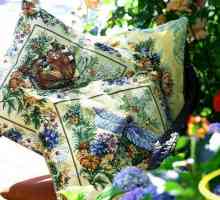 Perne decorative de tapiserie: practice, confortabile, frumoase