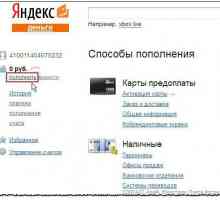 Unde și cum să umpleți Yandex.Money. Cum se completează Yandex.Money prin telefon