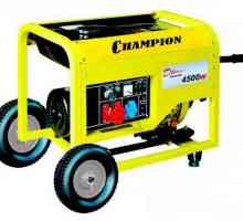 Generatoare `Champion`: recenzii, caracteristici. Benzina Generator Champion