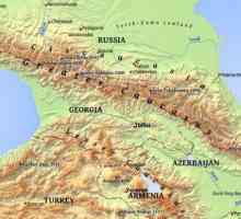 Localizarea geografică a Caucazului, teritoriu, condiții naturale