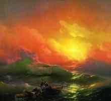 IK Aivazovski - "Al nouălea val". Imagine contradictorie