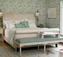 Interiorul dormitorului în stilul Provence - farmecul francez