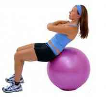 Exerciții eficiente pentru fitbola pentru pierderea în greutate