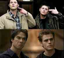 Pe ecran bărbații frumosi: frații Salvatore și frații Winchester
