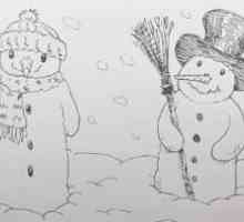 Cât de frumoasă este să desenezi un om de zăpadă?
