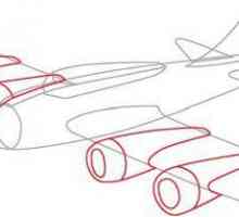 Cum să desenezi un avion militar în trepte cu un creion? Instrucțiuni pas-cu-pas