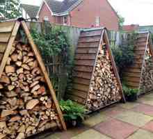 Cum de a construi un adăpost pentru lemn de foc?