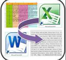 Cum se convertește "Excel" în "Word" și invers
