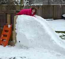 Cum sa faci un slide de zapada pentru copii