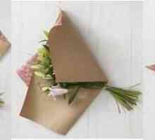 Cum să împachetați flori în hârtie kraft: instrucțiuni detaliate și cele mai bune idei