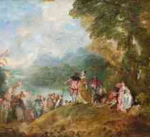 Imagini ale lui Watteau. Antoine-Jean rupe o nouă eră în pictura: rococo