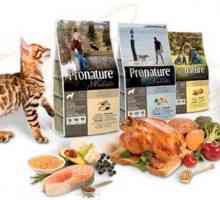 Alimente pentru pisici "Pronatyur": trăsături distinctive și sortimente