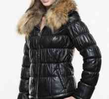 Jachetă din piele jos cu feminin de blană - alegerea potrivită pentru iarnă
