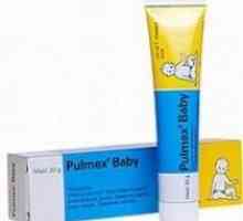 Unguent `Pulmeks Baby`: caracteristici și instrucțiuni