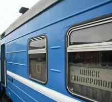 Minsk - Simferopol: tren, itinerar, preț de bilet