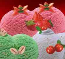 Înghețată cu fructe - o dispoziție ușoară de vară