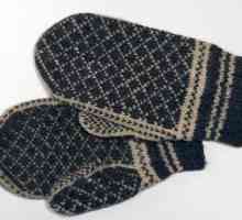 Mănuși cu ace de tricotat. Scheme și descriere