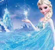 Una dintre opțiunile pentru cum să coaseți rochia lui Elsa din "Inima rece"