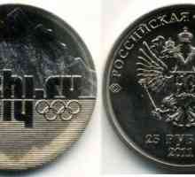 Monede olimpice. Monede cu simboluri olimpice. Olimpiada de 25 de ruble