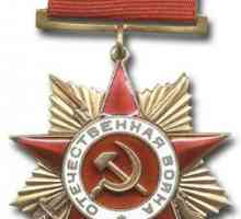 Ordinul Războiului Patriotic 1 grad: lista premiatului. Istoricul premiului, fotografie