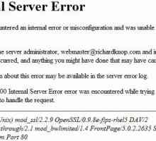 Eroare la eroarea internă a serverului: ceea ce este și cum să rezolvați problema