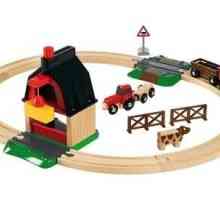 Caracteristici ale căii ferate pentru copii din lemn Brio