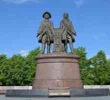 Monumentul lui Tatischev și de Gennin, Ekaterinburg: fapte istorice