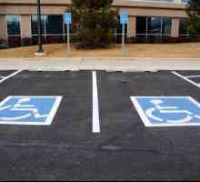 Parcare pentru persoanele cu handicap: regulile, acțiunea semnului și pedeapsa. Parcare la hotel…