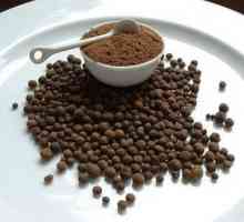 Pepper parfumat (mazăre și pământ): utilizați în gătit