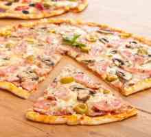 Пицца тонкая: рецепт без дрожжей