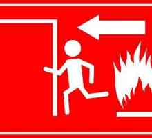 Combaterea incendiilor. Instrucțiuni pentru evacuarea persoanelor dintr-o clădire arzătoare