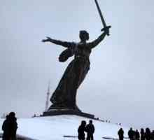Patriei din Volgograd - un monument în onoarea marii bătălii