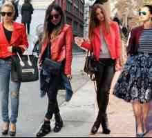 Cu ce ​​să purtați o jachetă roșie: fotografie