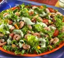 Salate din pește roșu și creveți: rețete, ingrediente