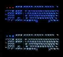 Iluminarea personală a tastaturii sau modul de lucru în spatele tastaturii în întuneric