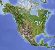 America de Nord: poziția geografică, relief, floră și faună