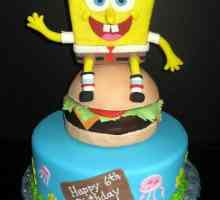 `SpongeBob` - un tort pentru un băiat cu propriile sale mâini