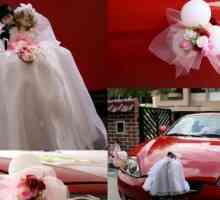 Stiluri ornamentale pentru o mașină pentru o nuntă: o poți face singur cu mâinile tale