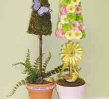 Topiaria florilor artificiale. Topiary: clasa de master