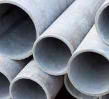 Tubul azbest-ciment: dimensiuni și tipuri