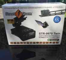 DVR cu antiradar Street Storm STR-9970 Twin: specificații, recenzii