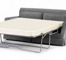 Alegeți o canapea extensibilă cu saltea ortopedică