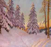 Iarna: picturi ale unor artiști ruși. Și înghețul din afara ferestrei este albastru-albastru ...