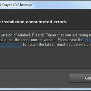 Adobe Flash Player: eroare de instalare. Care este motivul și modul de remediere a accidentului?