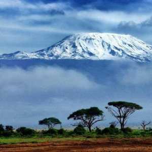 Africa: coordonatele geografice ale vulcanului Kilimanjaro